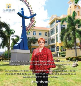 Dra. Ana E. Cucurella-Adorno, es reconocida por el periódico Caribbean Business y por la revista