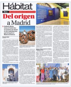 Heriberto Nieves hace historia: llevará su arte al Museo de América en Madrid